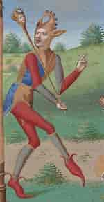 Image result for Jester Medieval. Size: 150 x 292. Source: www.pinterest.com