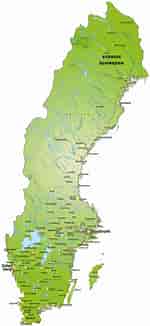 Risultato immagine per Sverige Karta. Dimensioni: 150 x 326. Fonte: www.guideoftheworld.com