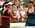 Image result for Ana Ivanovic Maria Sharapova. Size: 118 x 92. Source: news.bbc.co.uk