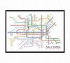 Image result for Map of Pubs in Sheffield. Size: 102 x 92. Source: www.etsy.com