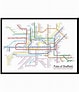 Image result for Map of Pubs in Sheffield. Size: 79 x 92. Source: www.etsy.com