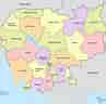 Image result for Cambodia Map. Size: 97 x 96. Source: www.nouahsark.com