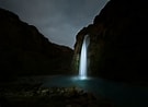 Image result for Waterfall at Night. Size: 135 x 98. Source: wall.alphacoders.com