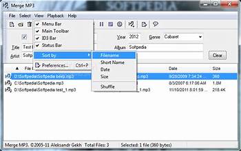 Free Merge MP3 screenshot #2