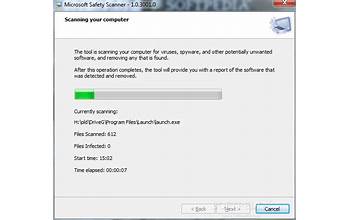Microsoft Safety Scanner screenshot #2