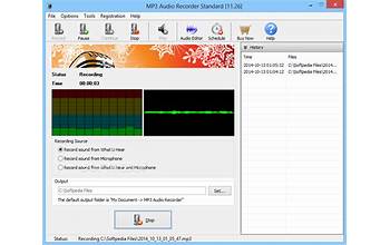 MP3 Audio Recorder Professional screenshot #0