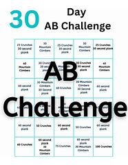 Image result for 30 Day AB and Squat Challenge Printable