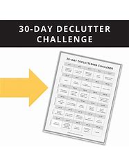 Image result for Free Printable Declutter Challenge