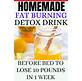 How To Detox Weight Loss