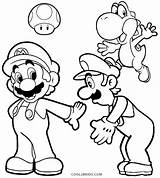 Luigi Mario Coloring Pages Yoshi Coloriage Super Printable Print Kids Cool2bkids Characters Dessin Bros Sheets Grande Gratuit Color Game Halloween sketch template