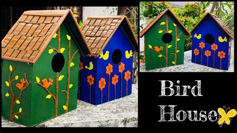bird house  cardboard youtube