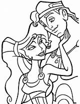 Hercules Coloring Pages Disney Coloringpages1001 Megara Meg Colorear Para sketch template