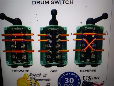 reversing drum switch wiring diagram diagram light switch wiring diagram single phase  full