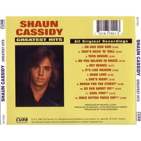 Lista 103 Foto Shaun Cassidy Heaven In Your Eyes Cena Hermosa