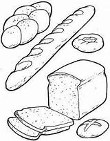 Bread Colorear Panes Colouring Malbuch Preschoolactivities Ausmalen Buch Wenn Alchty Zina Distintos Grupos Loaf Learny Cereal sketch template