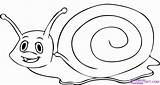 Snail Cartoon Coloring Snails Popular Coloringhome Books Pages sketch template