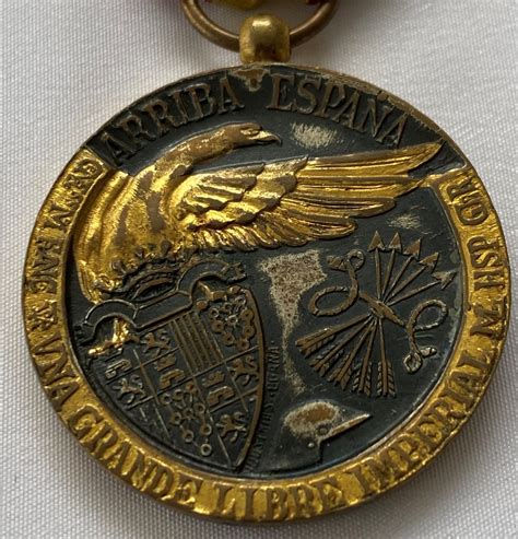 spanish civil war medal time militaria