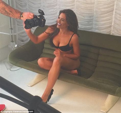 neighbours olympia valance smoulders for gossard lingerie campaign daily mail online