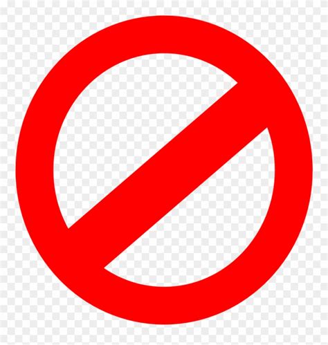 prohibited sign png   cliparts  images  clipground