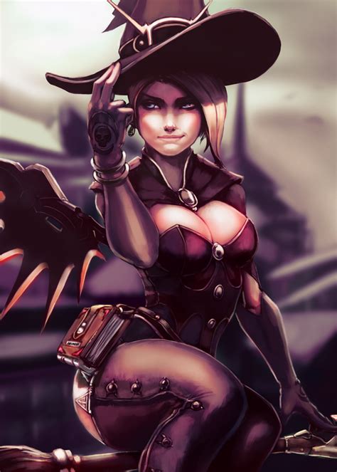 witch mercy by g21mm overwatch know your meme