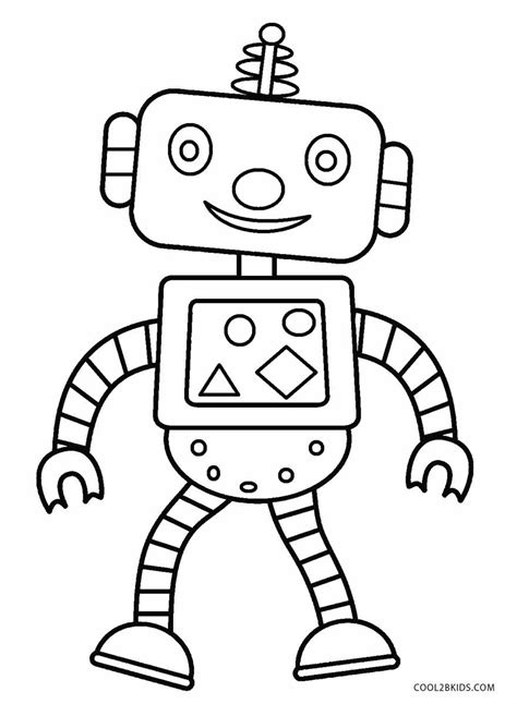 powerful robot coloring pages suitable  kids   ages