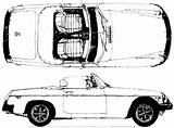 Mgb Mg 1975 Blueprints Cabriolet Blueprint Cars Blueprintbox Category sketch template