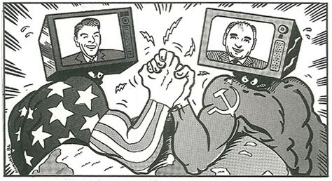 cold war cartoons arms race