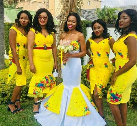 Beautiful Yellow Tsonga Bridesmaid’s Dress 2020 • Stylish