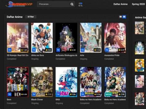 daftar situs   nonton anime  indo terlengkap kualitas hd