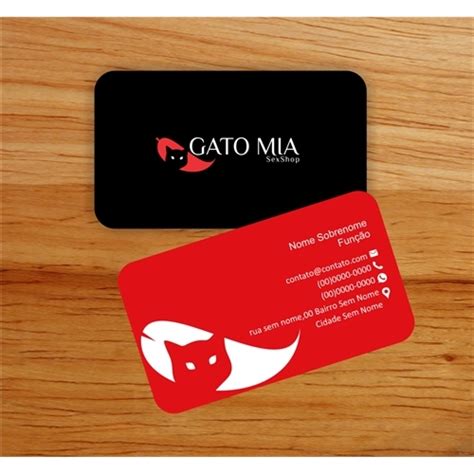 Gato Mia Sex Shop Criação De Logo E Cartao De Visita Para Outros