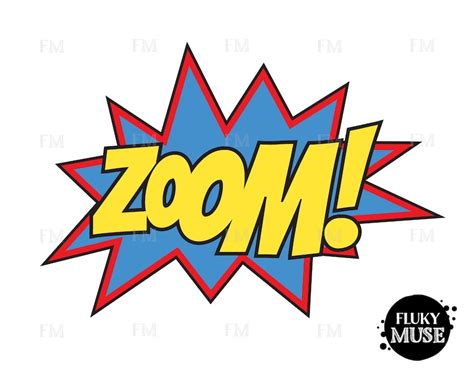 superhero zoom svg zoom cuttable superhero instant  etsy