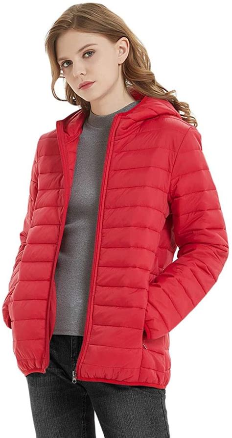 sunday rose packable puffer jacket women slim fit lightweight quilted jacket  women fashion