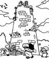 Babel Tower Coloring Pages Clipart People Build Boaz Ruth Towers Kids Color Clipground Getdrawings sketch template