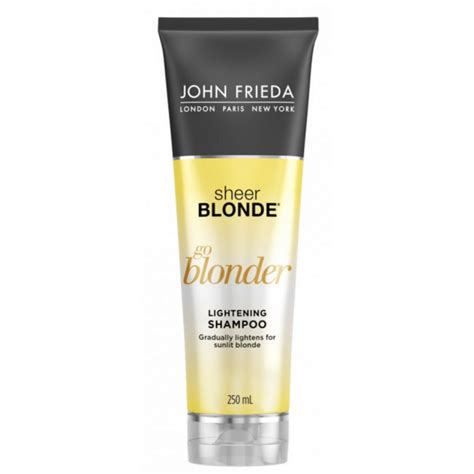 john frieda sheer blonde  blonder lightening shampoo  ml  kr