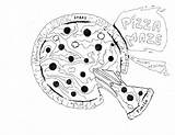 Maze Pizza Kids Mazes Printable Games sketch template