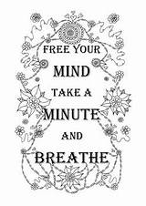 Colouring Breathe Arts Breathing Exercises sketch template