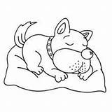 Chien Cachorro Hellokids Perro Beethoven Dibujos Coloring Perros Dormindo Bulldog Endormi Chihuahua Cao Pitbull sketch template