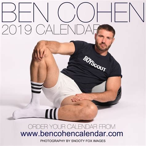 mancandy ben cohen 2019 “limited edition” calendar