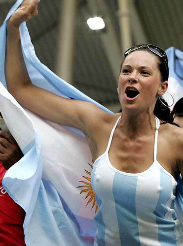 argentina female football fans are the queens of world cup for their sexy outfit and loyal support