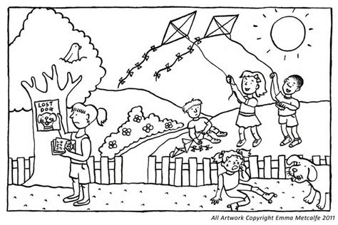 park coloring pages  adults thiva hellas