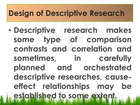 descriptive research