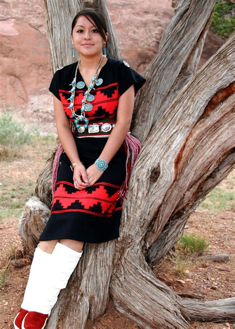 Antonia Medina Navajo Native Beauty With Deerskin Boot Moccasin
