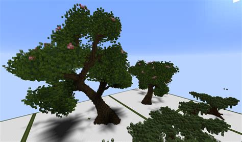 tree bundle  custom trees  minecraft map