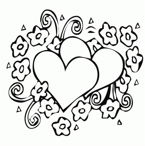 coloring pages hearts  printable coloring pages  valentines day