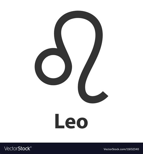 leo lion zodiac sign icon royalty  vector image