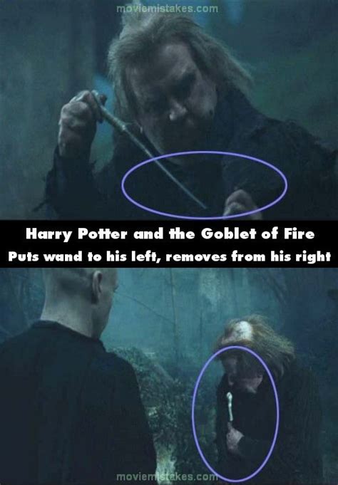 harry potter and the goblet of fire 2005 movie mistake