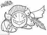 Knight Meta Coloring Kirby Pages Charfade Printable Color Kids Print Deviantart Getcolorings Friends Adults Bettercoloring sketch template