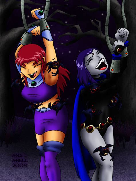 Raven And Starfire 2 By Snailshell On Deviantart