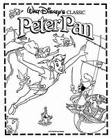 Pan Peter Coloring Disney Walt Movie Contest Paper Dolls 1989 July sketch template