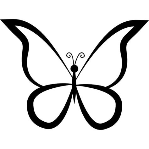 butterfly outline images    freepik butterfly outline